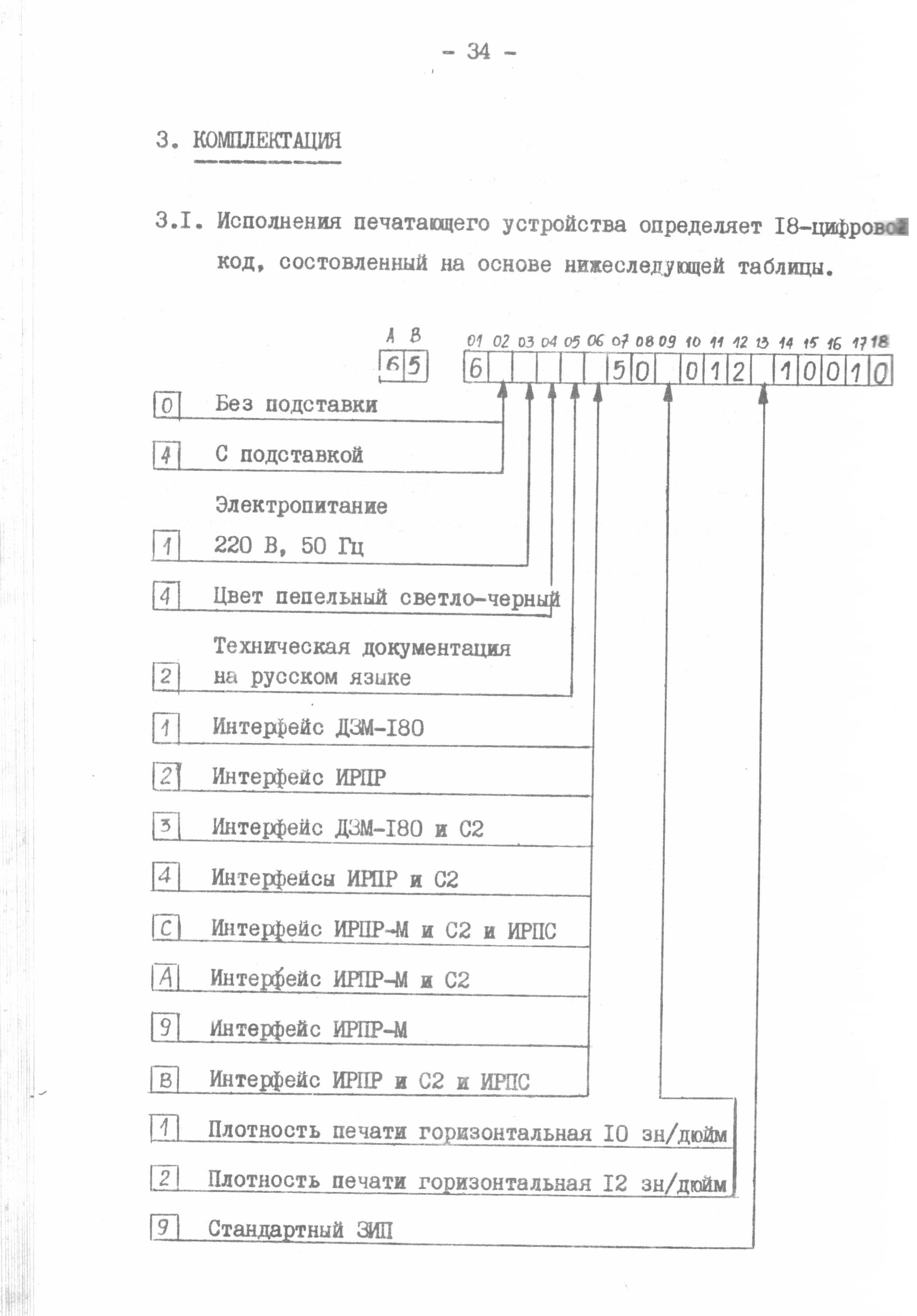 Последовательно-печатающее мозаичное устройство Д-180